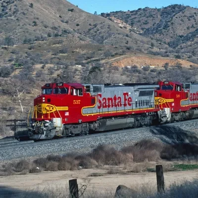 Old Sante Fe Locomotive
