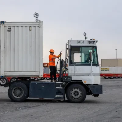 Guy on truck