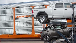 BNSF delivers vehicles
