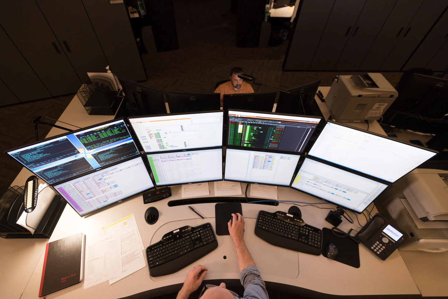 Multiple screens on display