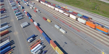 Aerial view of Crates